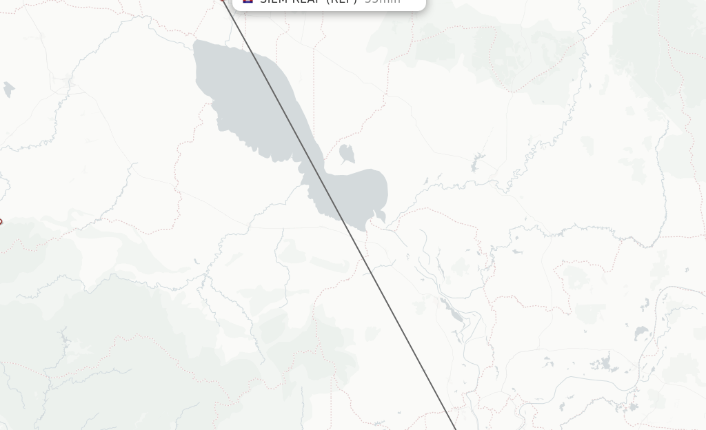 Direct (nonstop) flights from Phnom Penh to Siem Reap schedules