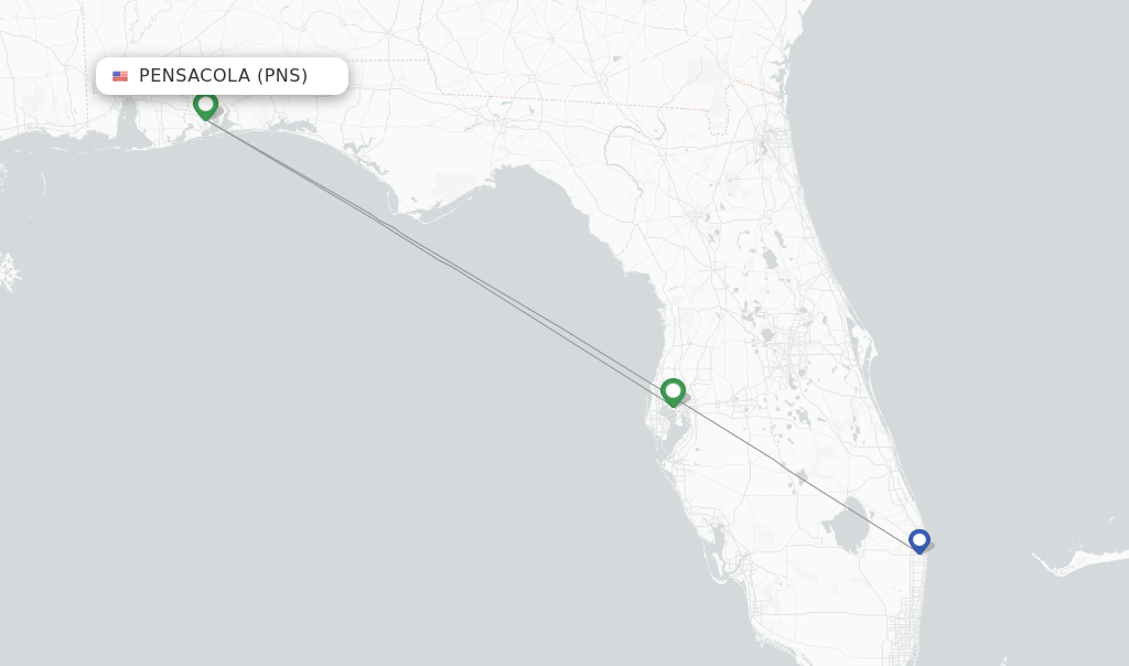 Silver Airways flights from Pensacola, PNS