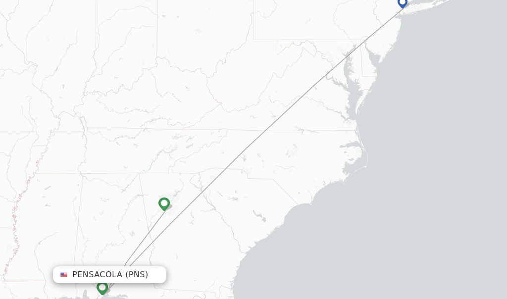 Delta flights from Pensacola, PNS