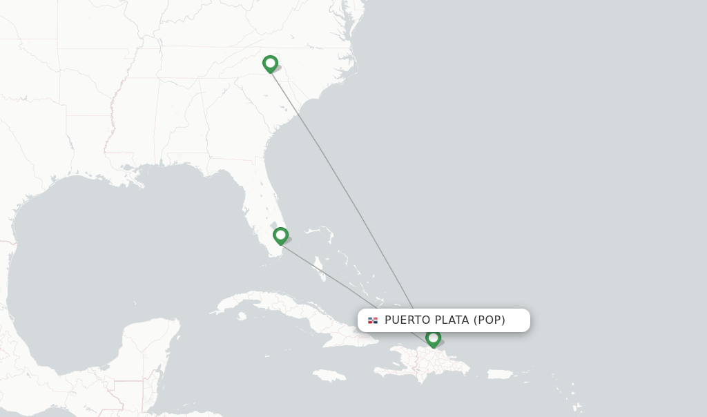 American Airlines flights from Puerto Plata, POP