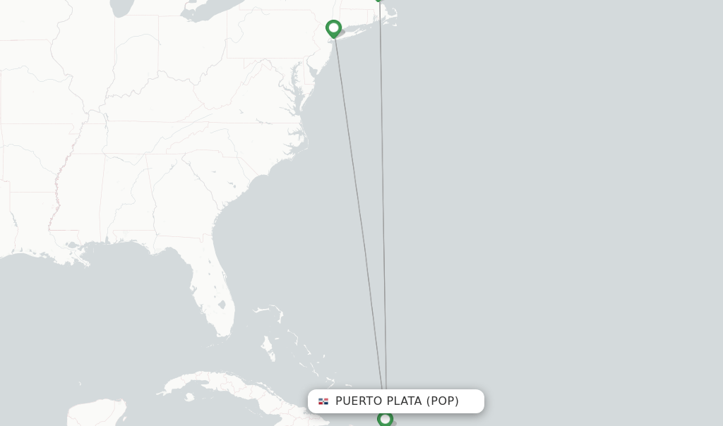 JetBlue flights from Puerto Plata, POP