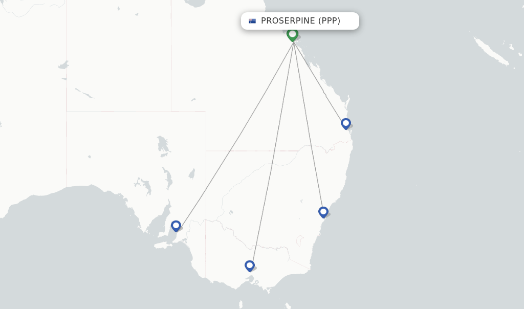 Jetstar flights from Proserpine, PPP