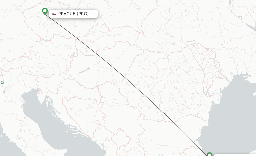Direct (nonstop) flights from Prague to Istanbul schedules