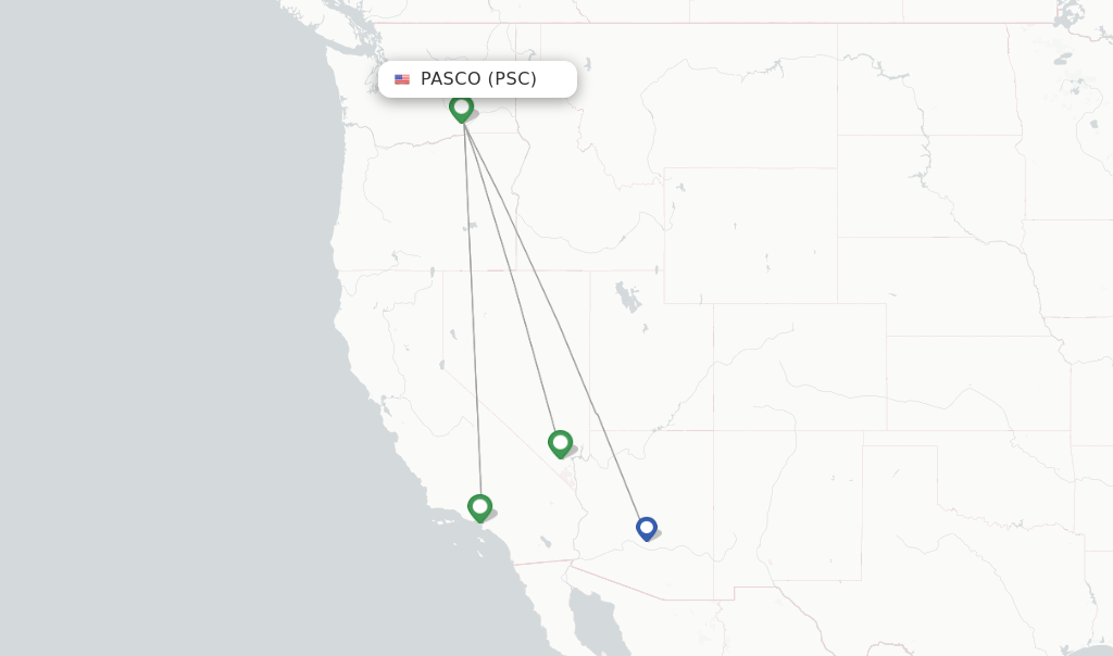 Allegiant Air flights from Pasco, PSC