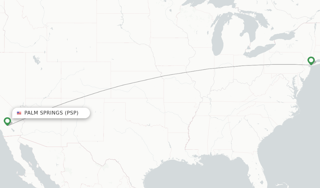 JetBlue flights from Palm Springs, PSP