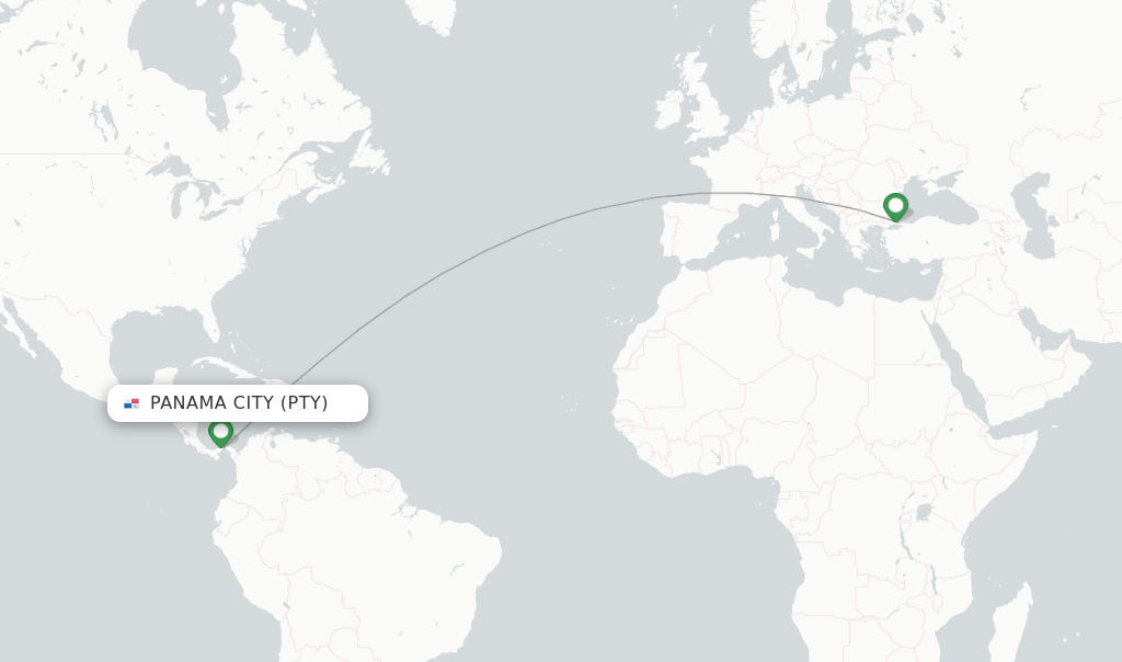 Turkish Airlines flights from Panama City, PTY