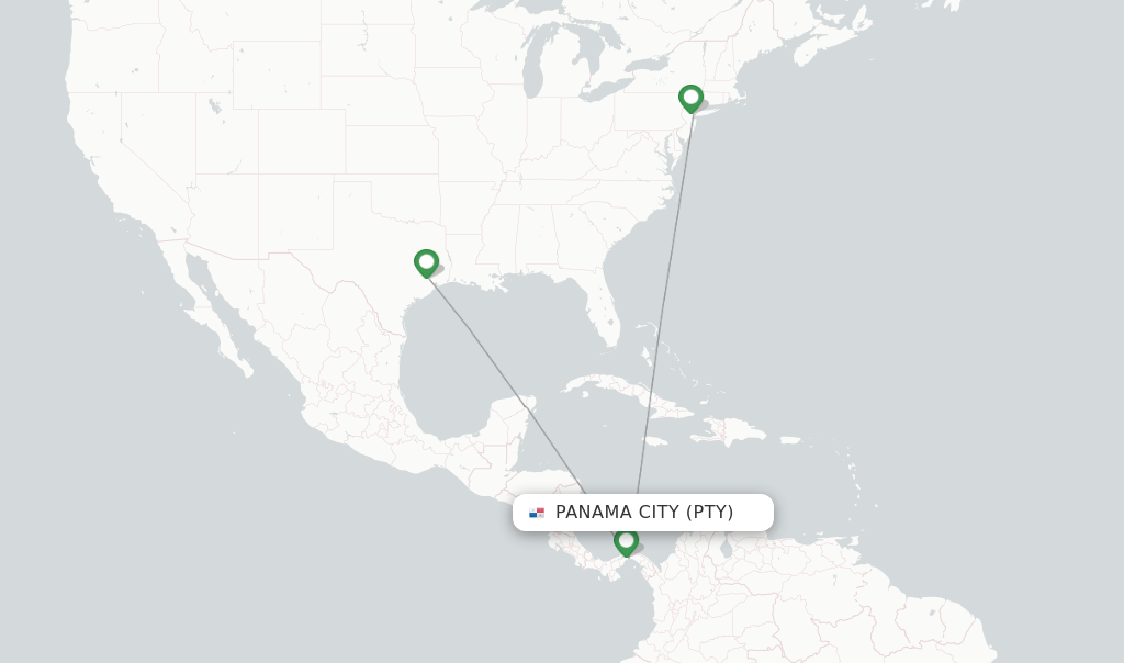 United flights from Panama City, PTY