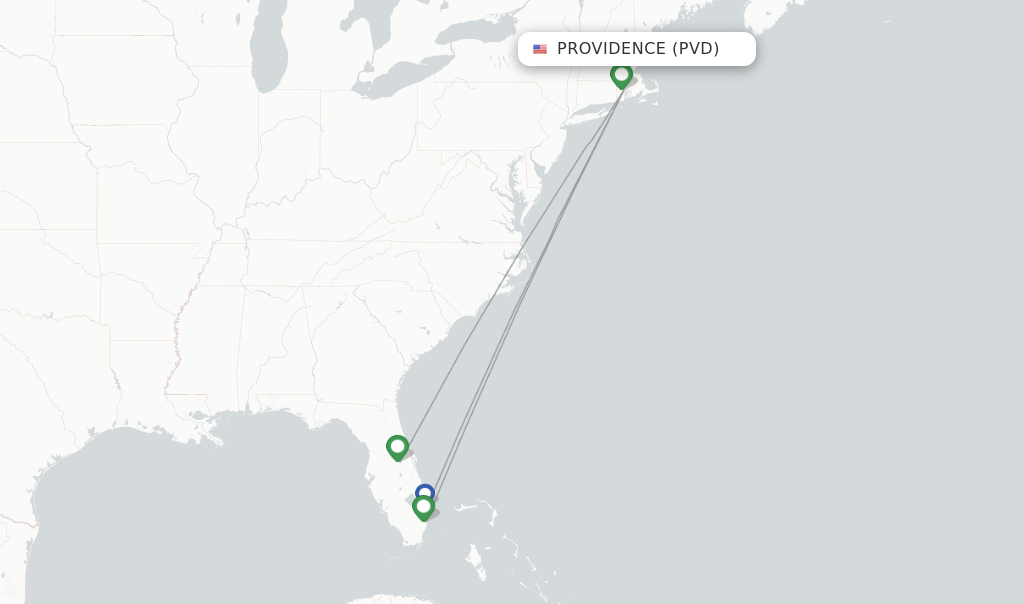 JetBlue flights from Providence, PVD