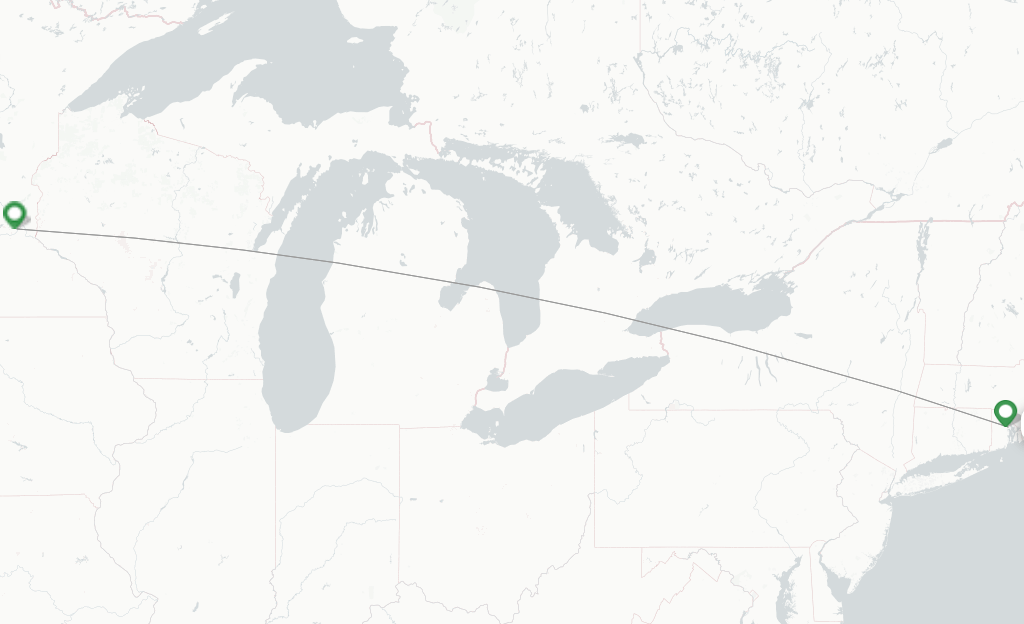Sun Country Airlines flights from Providence, PVD