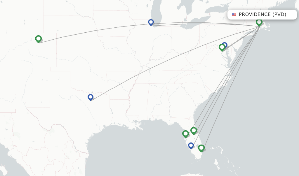 Southwest flights from Providence, PVD
