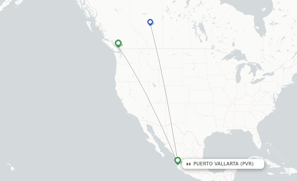 Flair Airlines flights from Puerto Vallarta, PVR