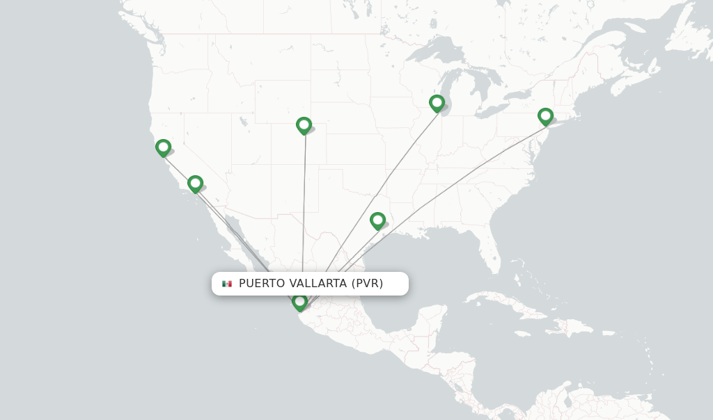 United flights from Puerto Vallarta, PVR
