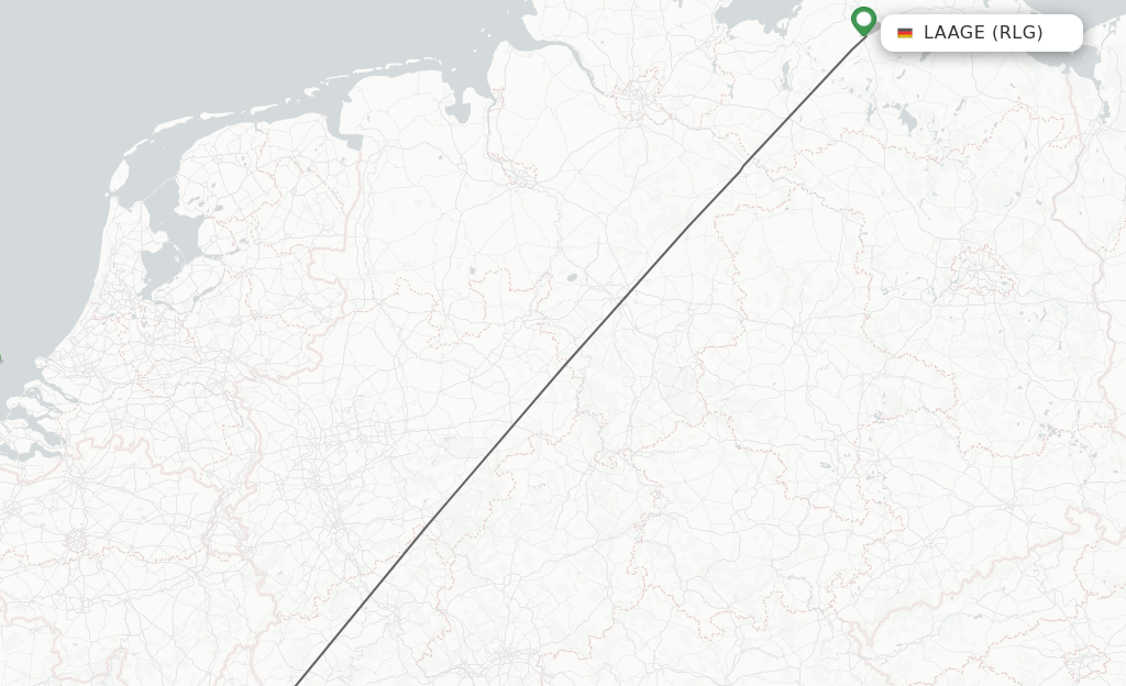 Direct (nonstop) flights from RostockLaage to Luxembourg schedules