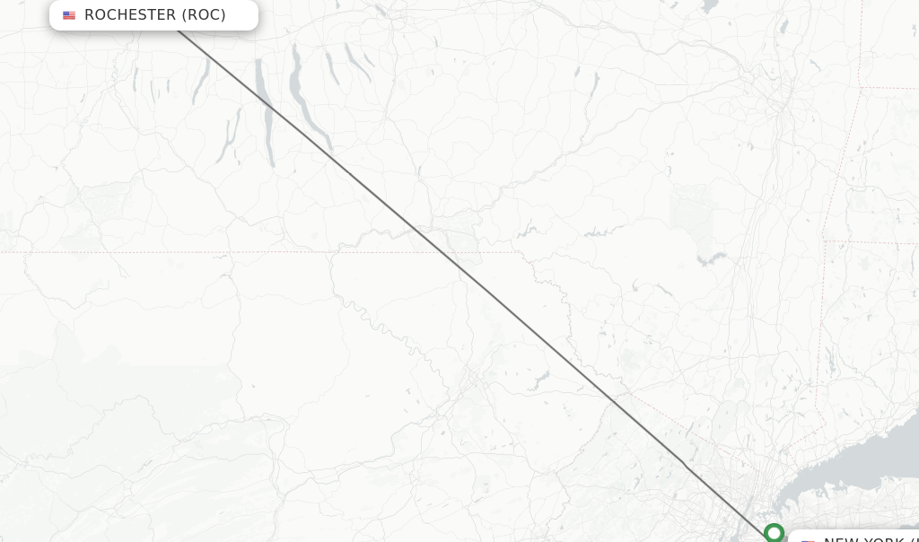 Direct (nonstop) flights from Rochester to New York schedules