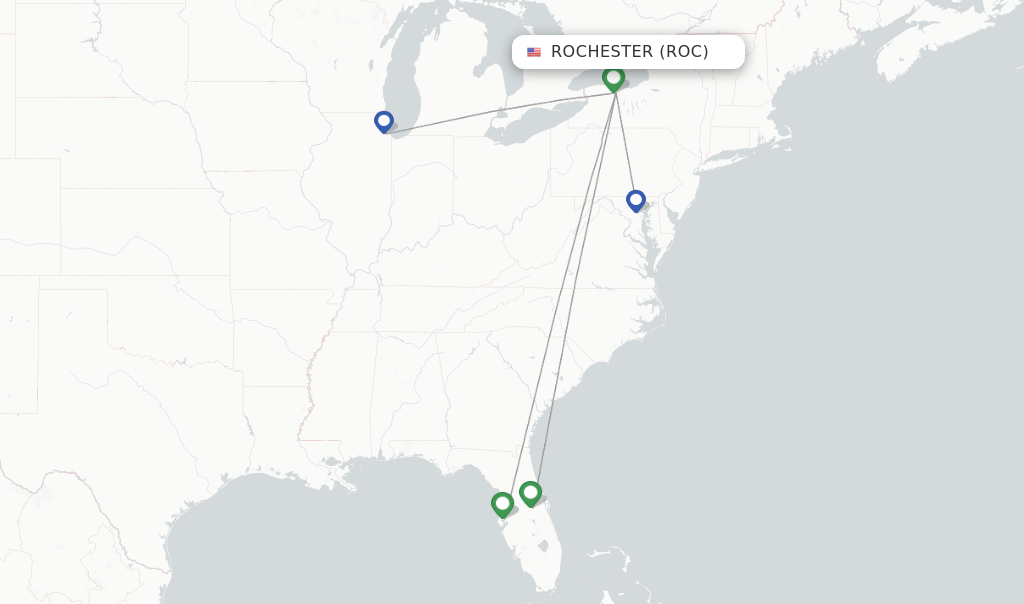 Southwest flights from Rochester, ROC