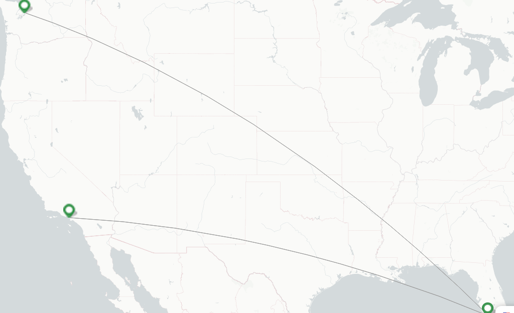 Alaska Airlines flights from Fort Myers, RSW