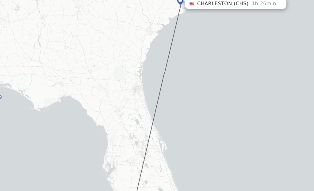 Direct (nonstop) flights from Fort Myers to Charleston schedules