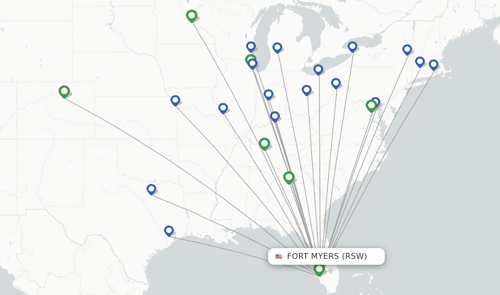 Southwest flights from Fort Myers, RSW