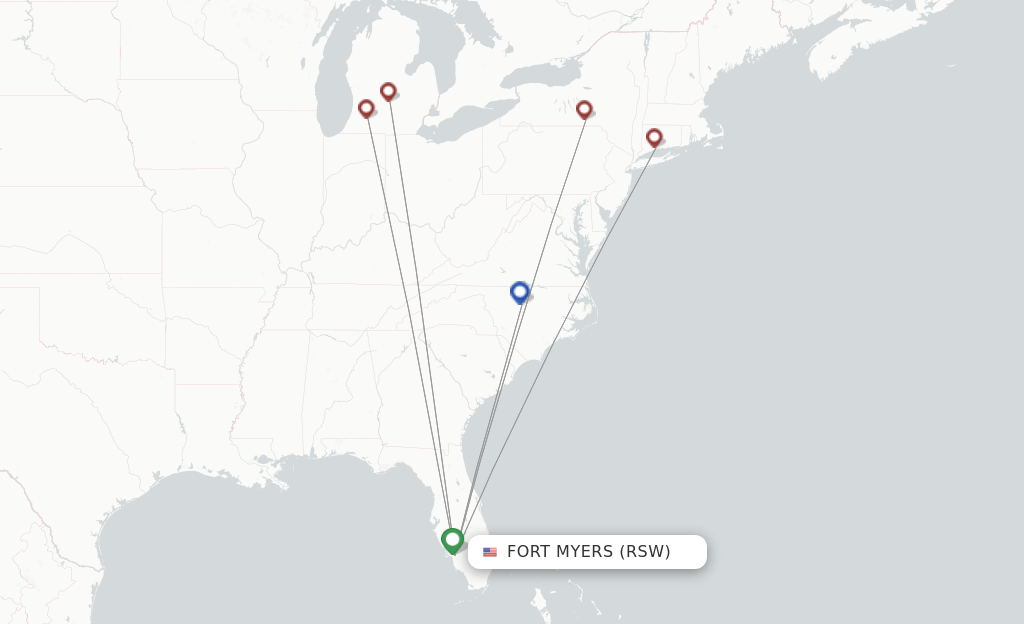 Xtra Airways flights from Fort Myers, RSW
