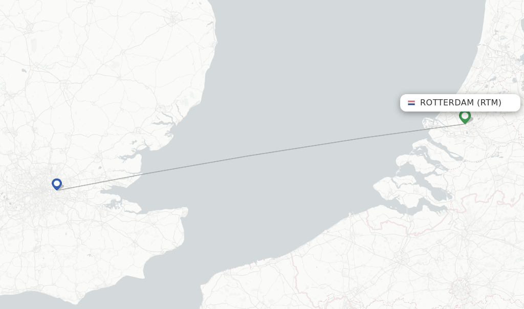 British Airways flights from Rotterdam, RTM