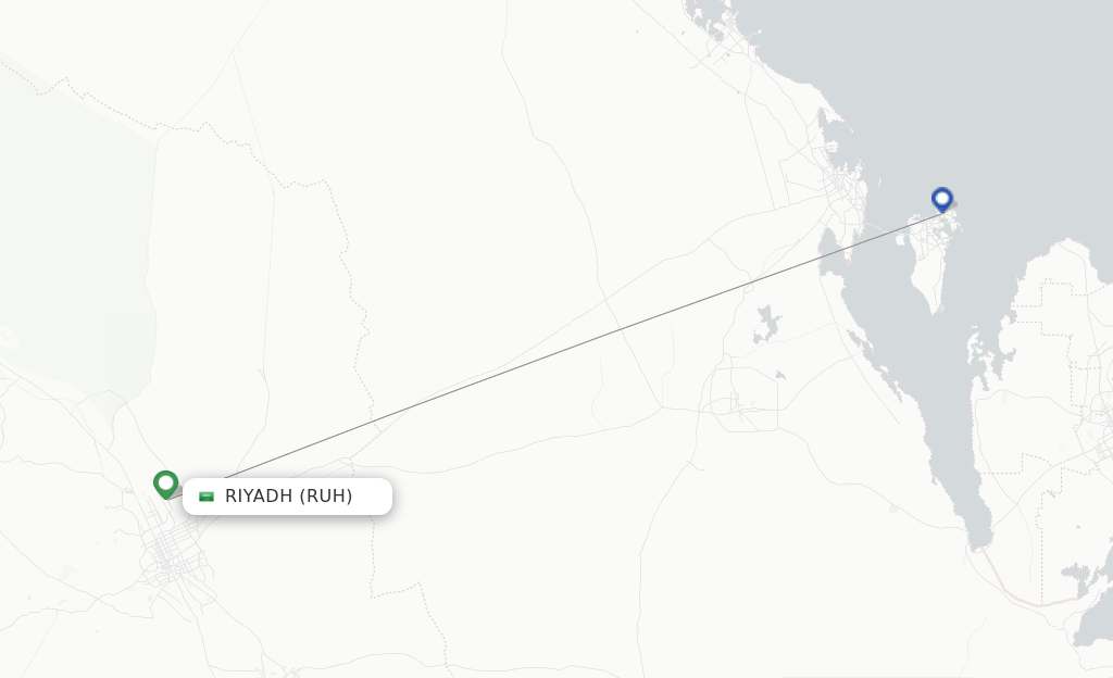 Gulf Air flights from Riyadh, RUH