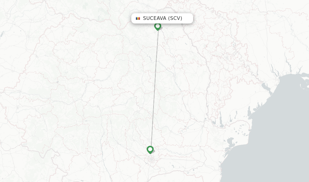 TAROM flights from Suceava, SCV