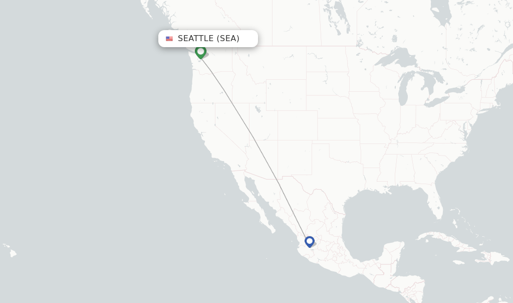 Volaris flights from Seattle, SEA