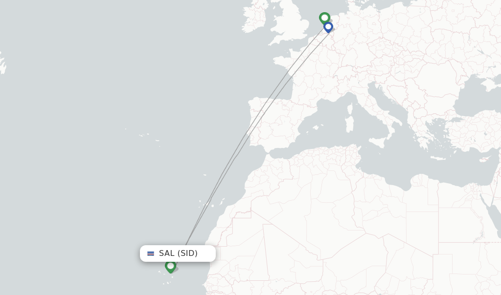 TUIfly Netherlands flights from Sal, SID