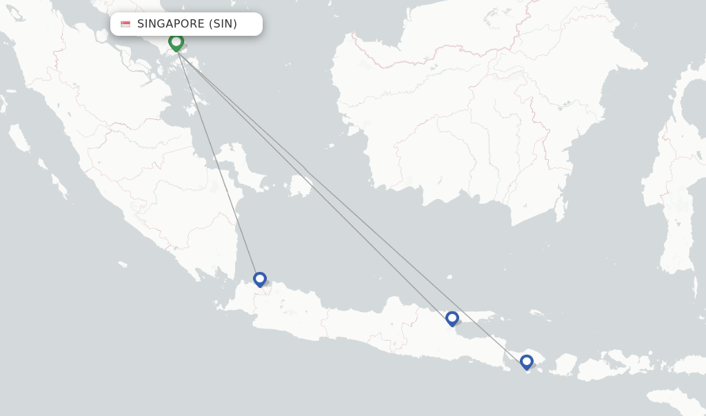 Garuda Indonesia flights from Singapore, SIN