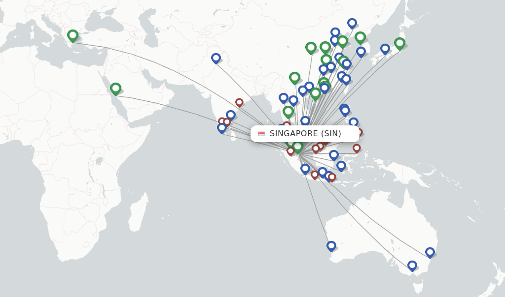 Scoot flights from Singapore, SIN