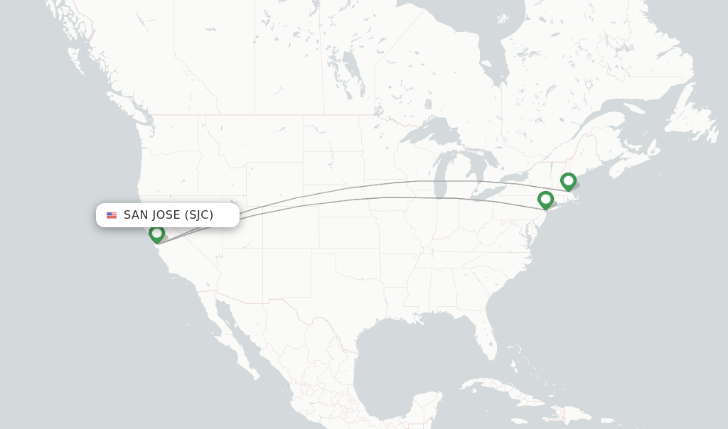 JetBlue flights from San Jose, SJC