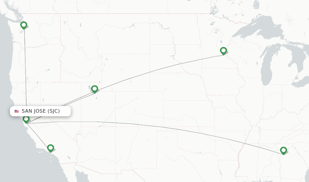Delta flights from San Jose, SJC