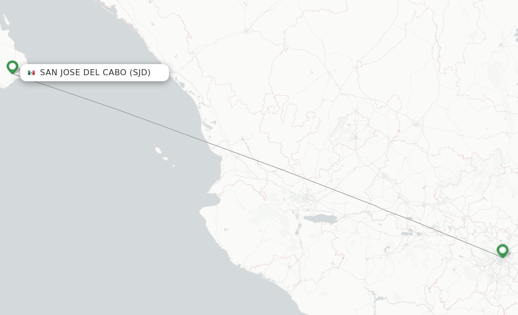 Aeromexico flights from San Jose Cabo, SJD