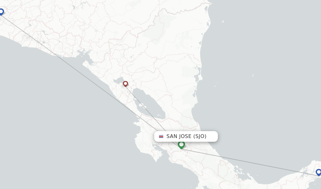 Copa Airlines flights from San Jose, SJO
