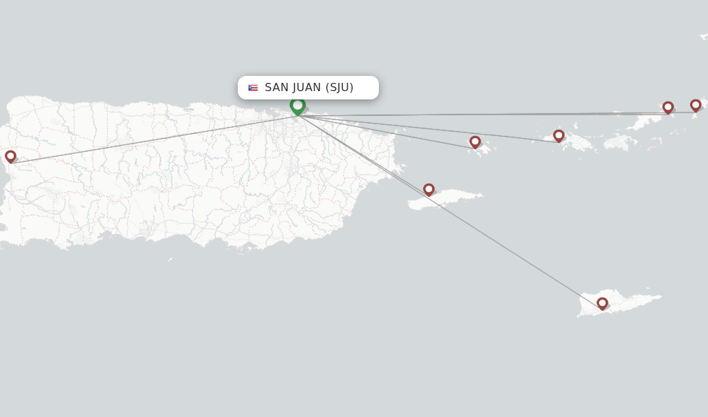 Cape Air flights from San Juan, SJU