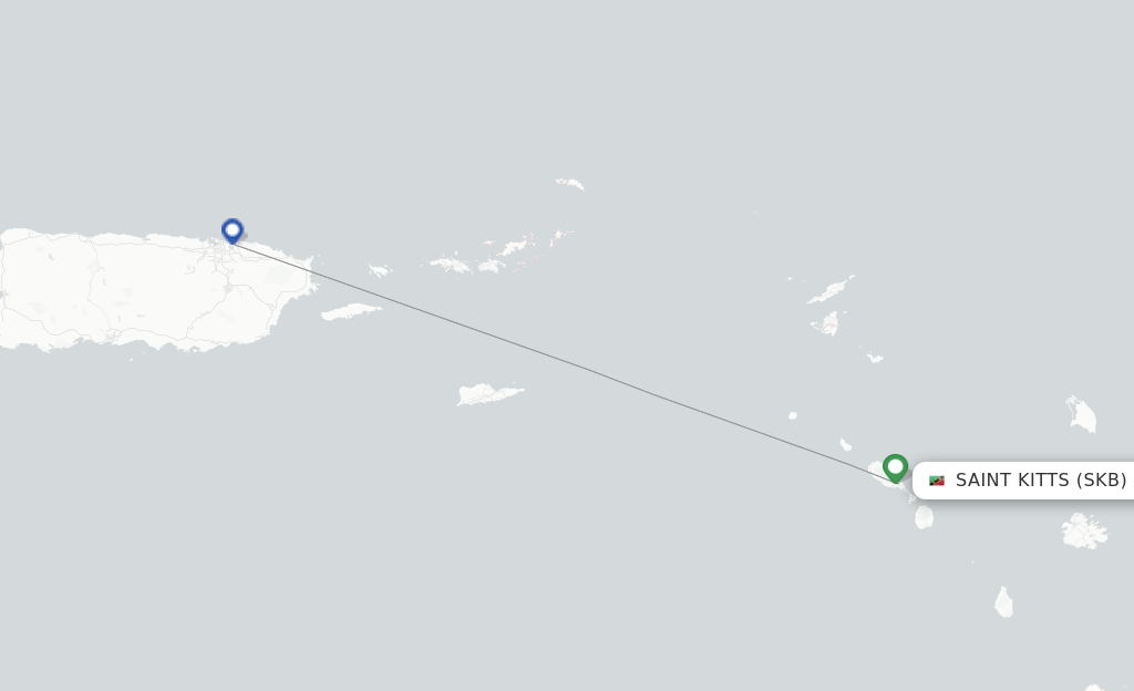 Silver Airways flights from Saint Kitts, SKB