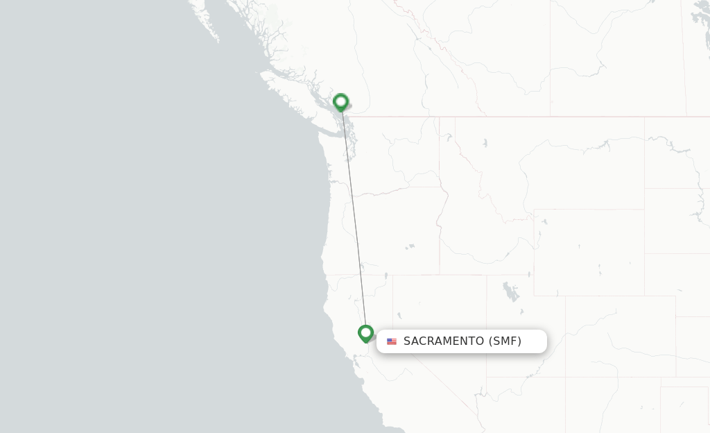 Air Canada flights from Sacramento, SMF