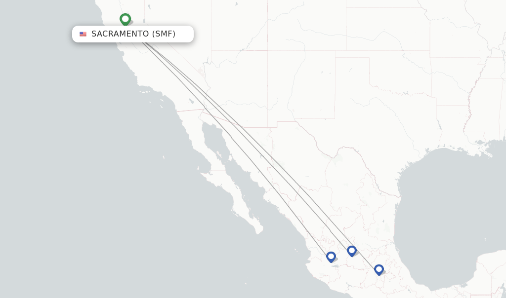 Volaris flights from Sacramento, SMF