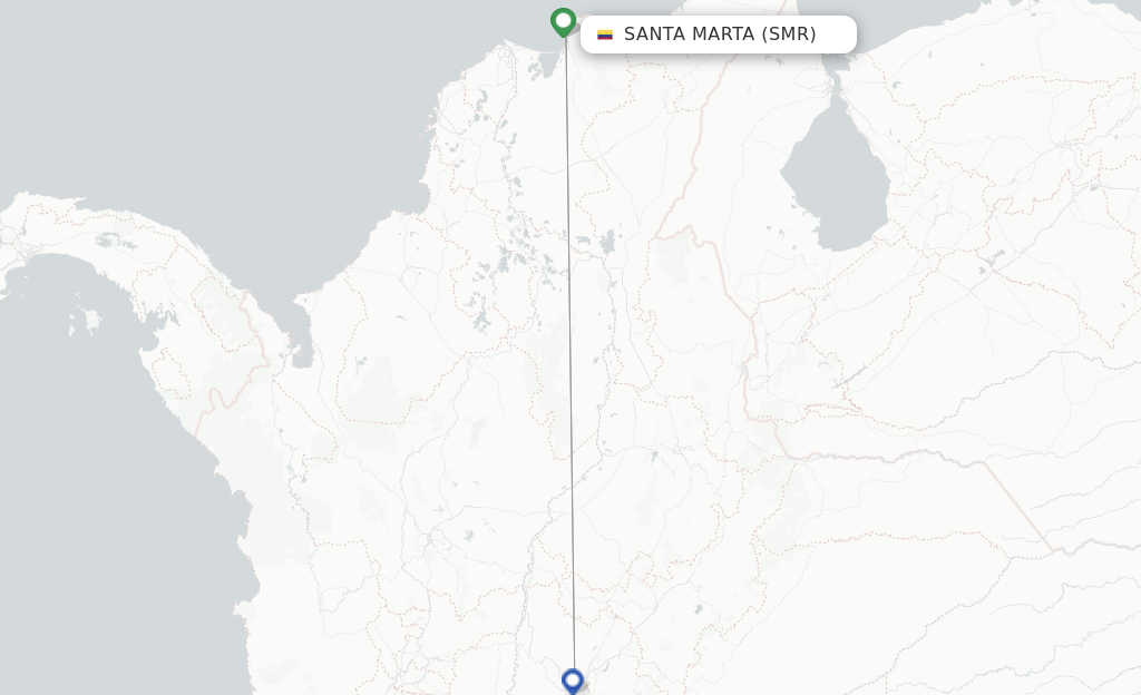 Wingo flights from Santa Marta, SMR