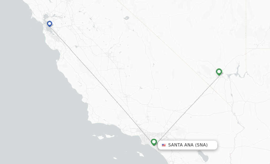 Spirit flights from Santa Ana, SNA