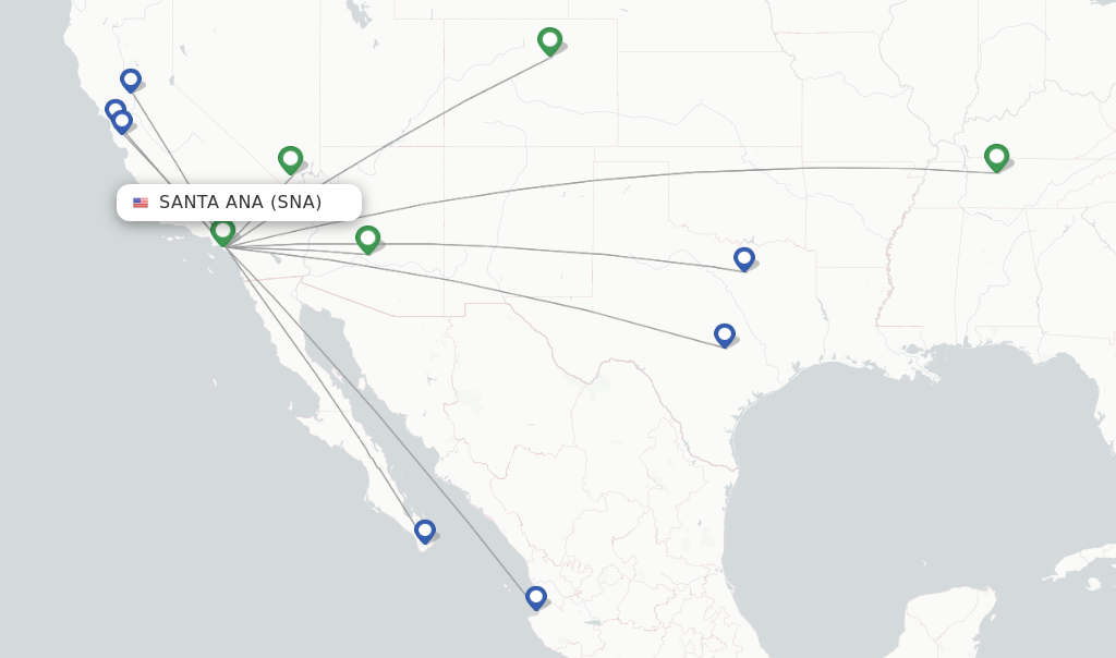 Southwest flights from Santa Ana, SNA