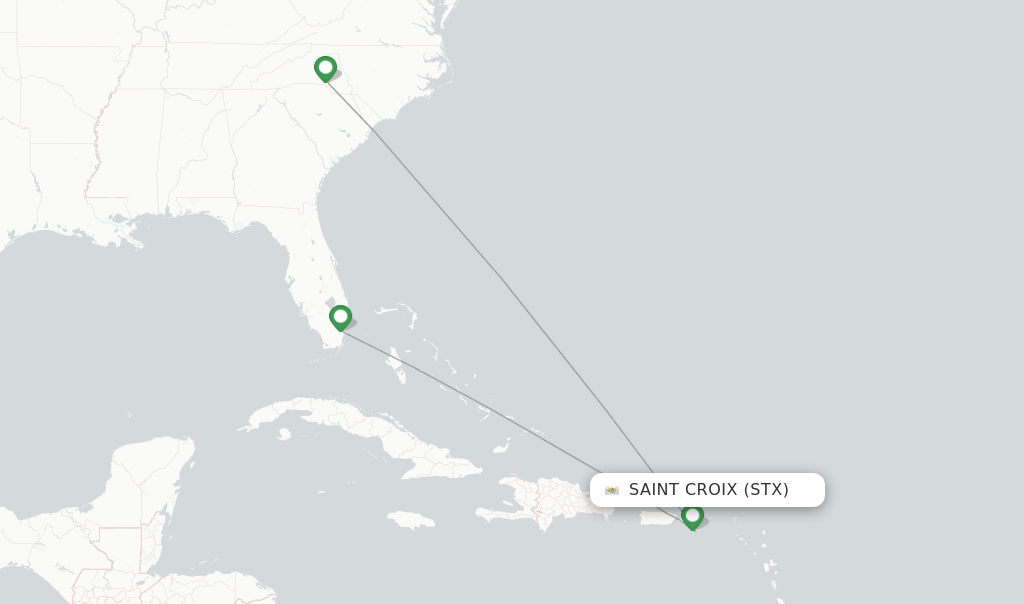 American Airlines flights from Saint Croix, STX