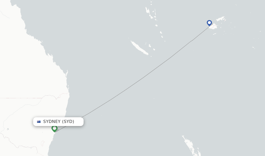 Fiji Airways flights from Sydney, SYD