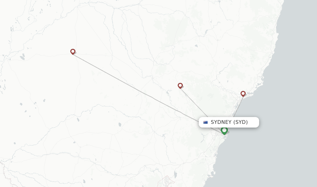 FlyPelican flights from Sydney, SYD