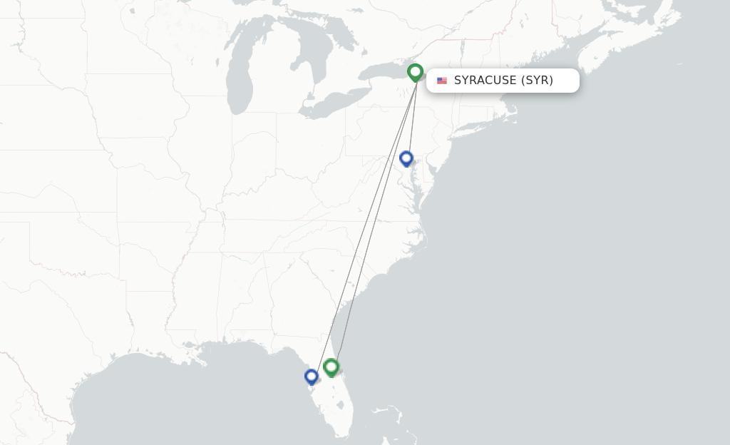 Southwest flights from Syracuse, SYR