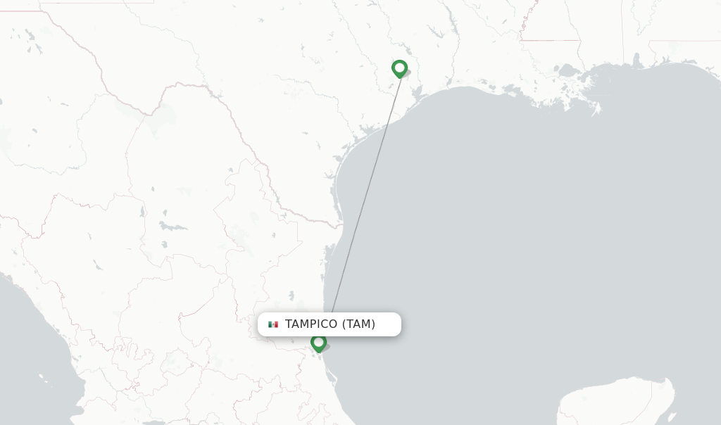 United flights from Tampico, TAM