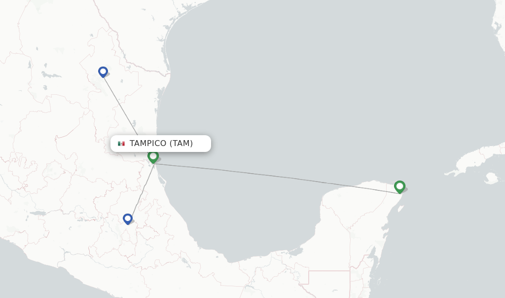 VivaAerobus flights from Tampico, TAM