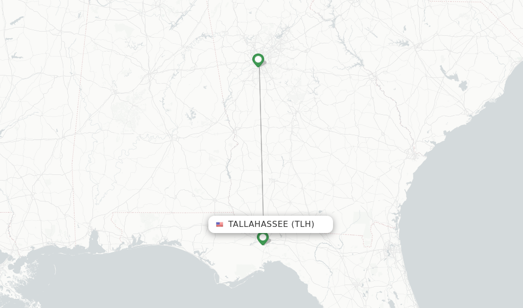 Delta flights from Tallahassee, TLH
