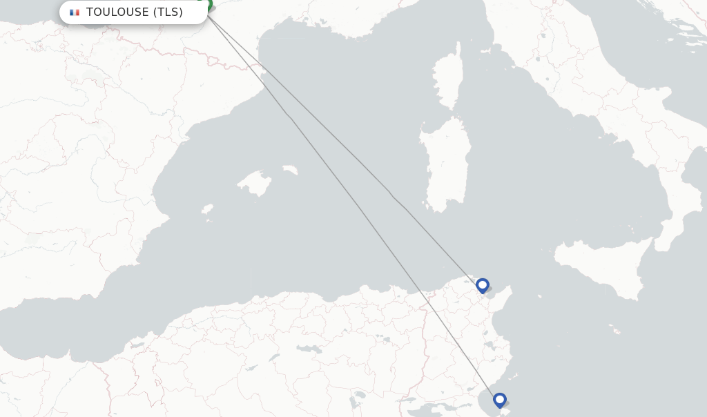 Nouvelair flights from Toulouse, TLS