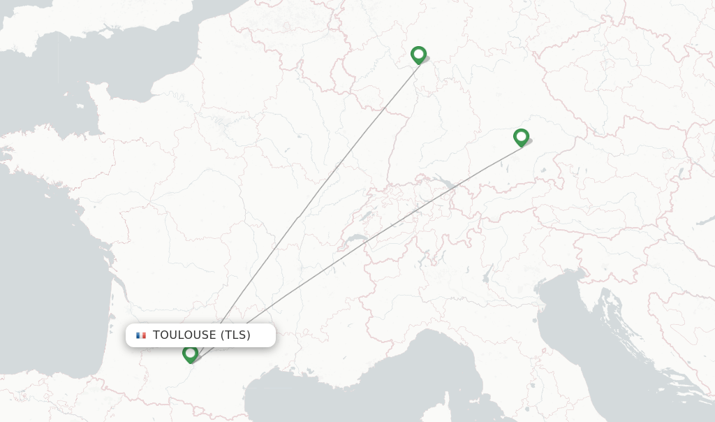 Lufthansa flights from Toulouse, TLS